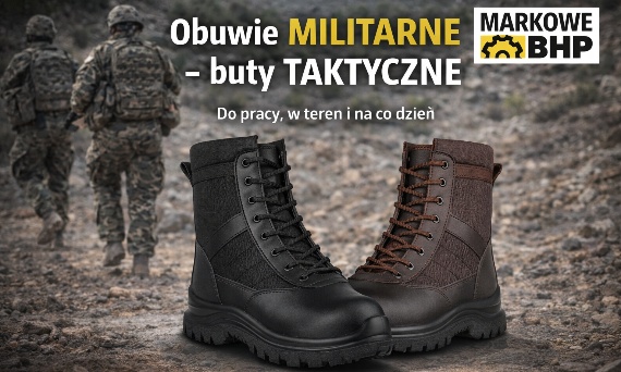 🌳 Obuwie militarne – buty taktyczne do pracy i w teren