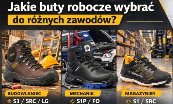 💡 Jakie buty robocze wybrać do różnych zawodów?